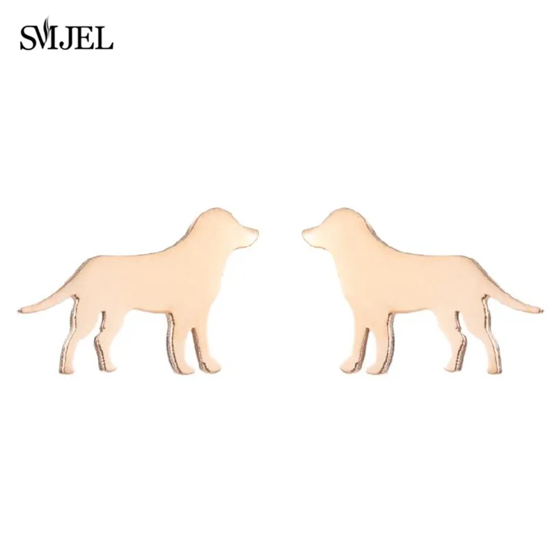 Серьги-гвоздики женские из нержавеющей стали с изображением животных | Украшения