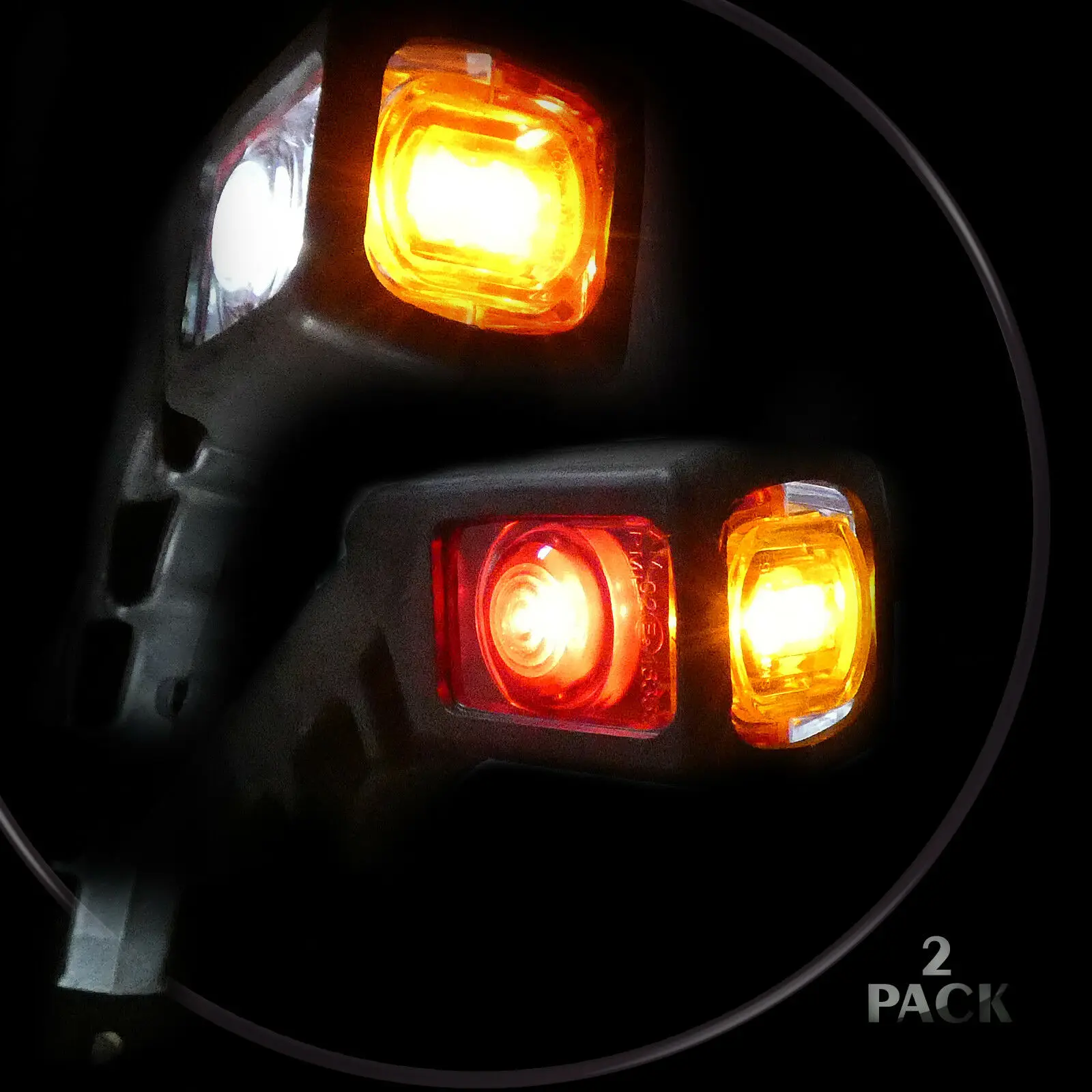2 шт. автомобильный Поворотный Светодиодный фонарь 12 В/24 В | Автомобили и