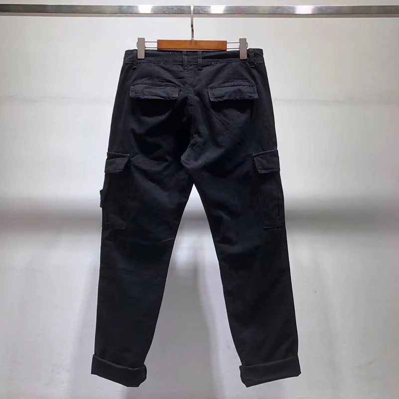 Брюки-карго мужские с несколькими карманами базовые повседневные Прямые Штаны в