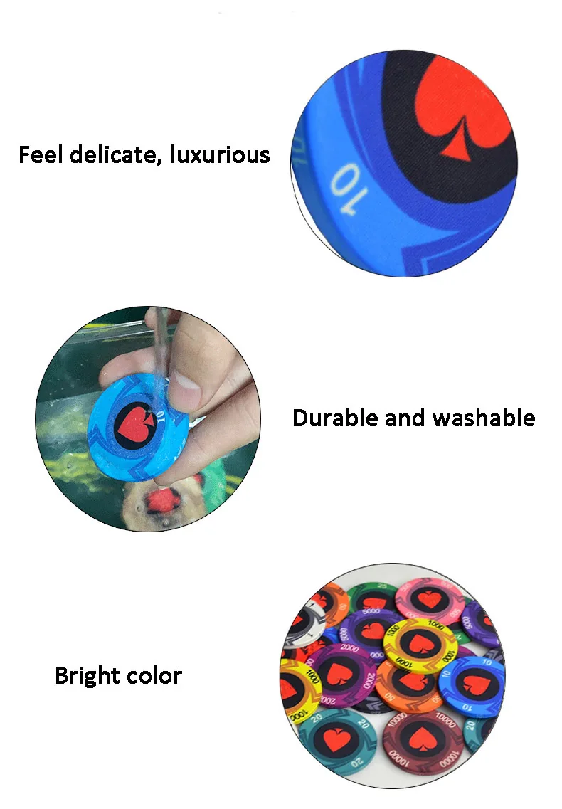 5 шт./лот керамические Техасские покер круглые микросхемы/квадратные профессиональные казино европейские покерные фишки набор