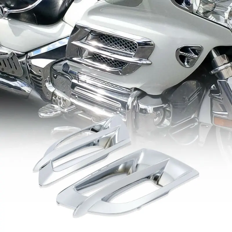 Мотоцикл мото хром левый и правый обтекатель Accent решетки для Honda Goldwing GL1800 2001