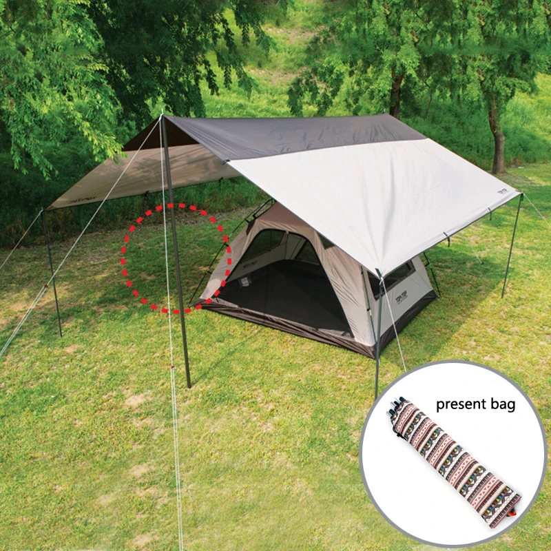 

2Pcs 2M Outdoor Camping Tent Poles Kit Aluminium Alloy Tent Rod Tent Support Rod Pole Bar Tent Accessories