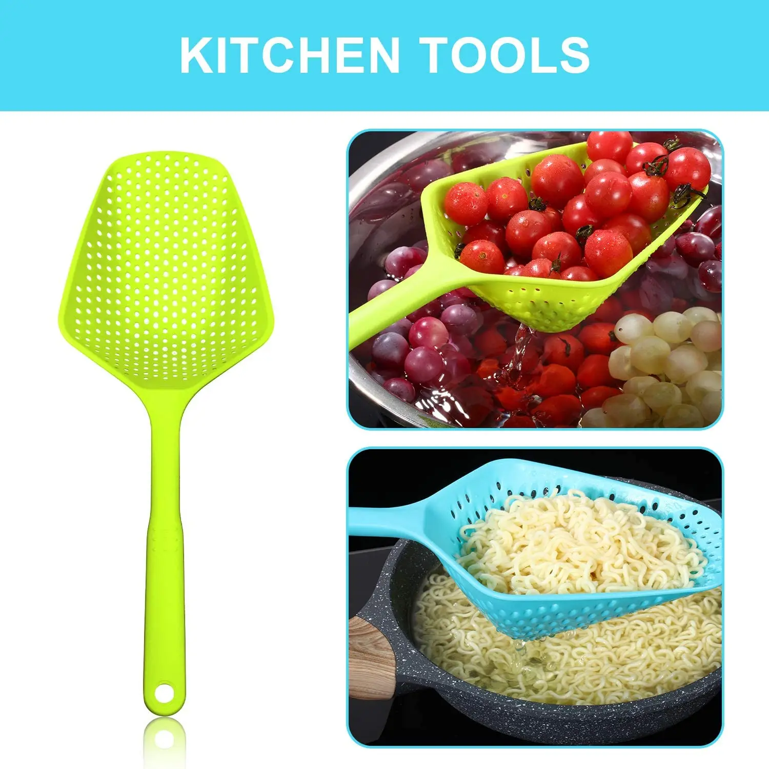 1 шт. ложка-дуршлаг для слива продуктов | Дом и сад