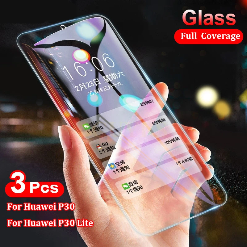 3 шт. защитное стекло P30Lite для Huawei P30 Lite закаленное P20 Pro защита экрана P20Lite P 20 30 Light |