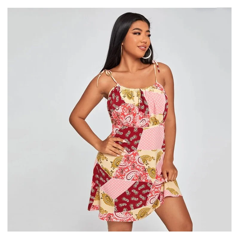 

Летняя Модная тонкая юбка с принтом для женщин