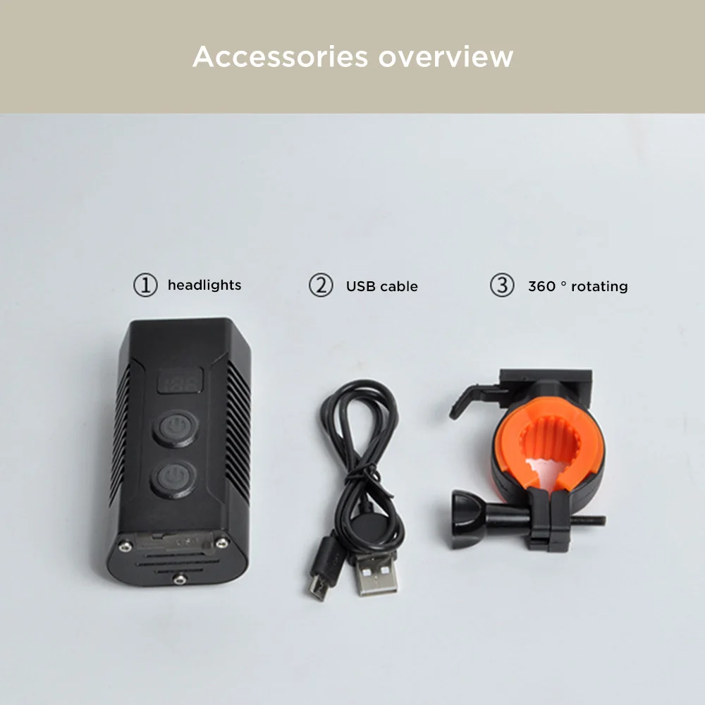 

Bike Lights LED-T6 Cycling Night Lights Riding Headlight Highlight Charging Waterproof Bicycle Flashlight Bicycle Accessories