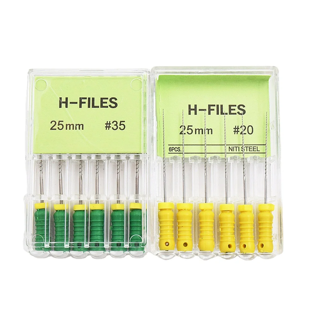 10 коробок эндододонтический корневой канал NITI H файлы Dental K-File/H-File 21 мм/25 мм