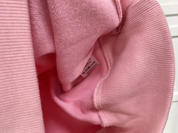 

Женский свитшот с длинным рукавом, Розовый Повседневный пуловер с круглым вырезом и надписью Smile, осень 2021