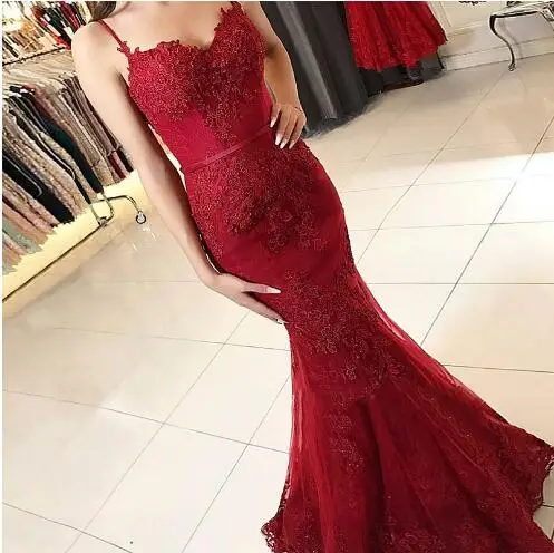 Robe de Soiree 2019 платье на тонких бретельках с открытой спиной торжественное