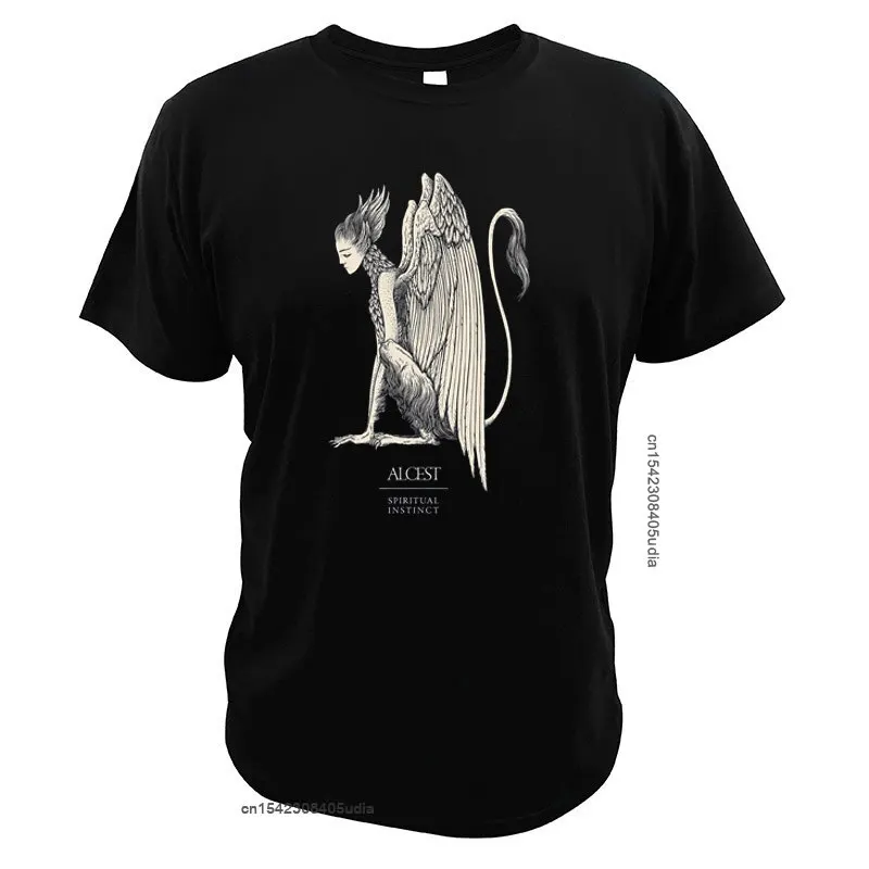 Spiritual Instinct T Shirt Alcest Album T Shirt French Post-Metal Band Cotton Comfortable Eu Size Tee Tops Men Women Tshirt