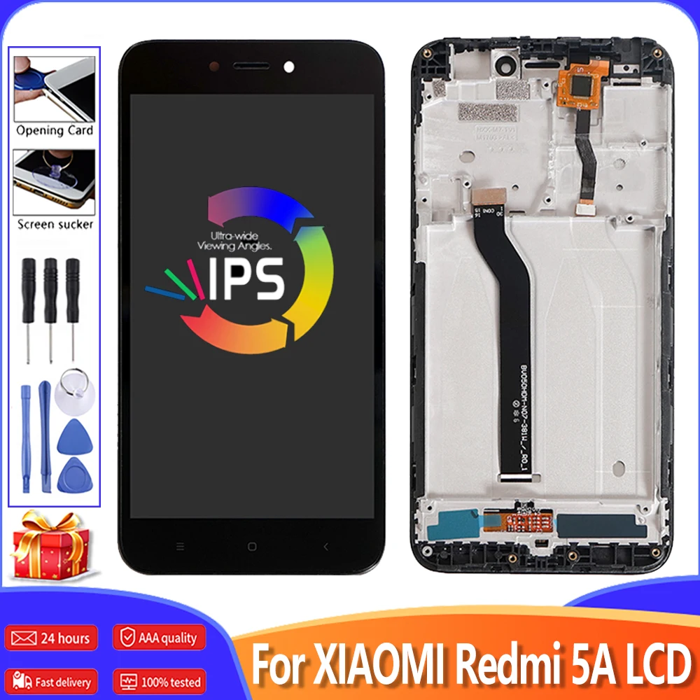 ЖК-дисплей для Xiaomi Redmi 5A сменный дигитайзер с сенсорным экраном 3 А + AAA +++ |