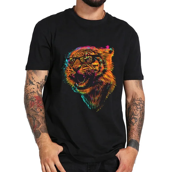 

tigreart t shirt Mens T Shirt Funny Print Hip Hop T-Shirts Streetwear 2019 Summer Short Sleeve Tshirt Cotton Tops Tees