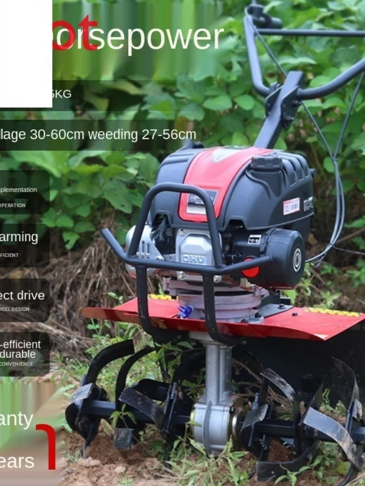 Cultivador rotativo agr&iacute;cola multifuncional, peque&ntilde;o cultivador rotativo de alta calidad, motor de gasolina, nuevo tipo-1