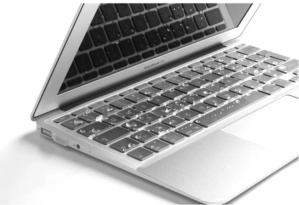 Transparent TPU Waterproof Dustproof Skin Laptop Keyboard Cover Protecter Case For Macbook Air Pro Retina Touch 11 12 13 15 17'' |