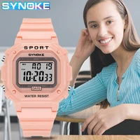 women digital watches ultra thin waterproof sports watch for women electronic clock square retro wristwatch ladies relojes mujer