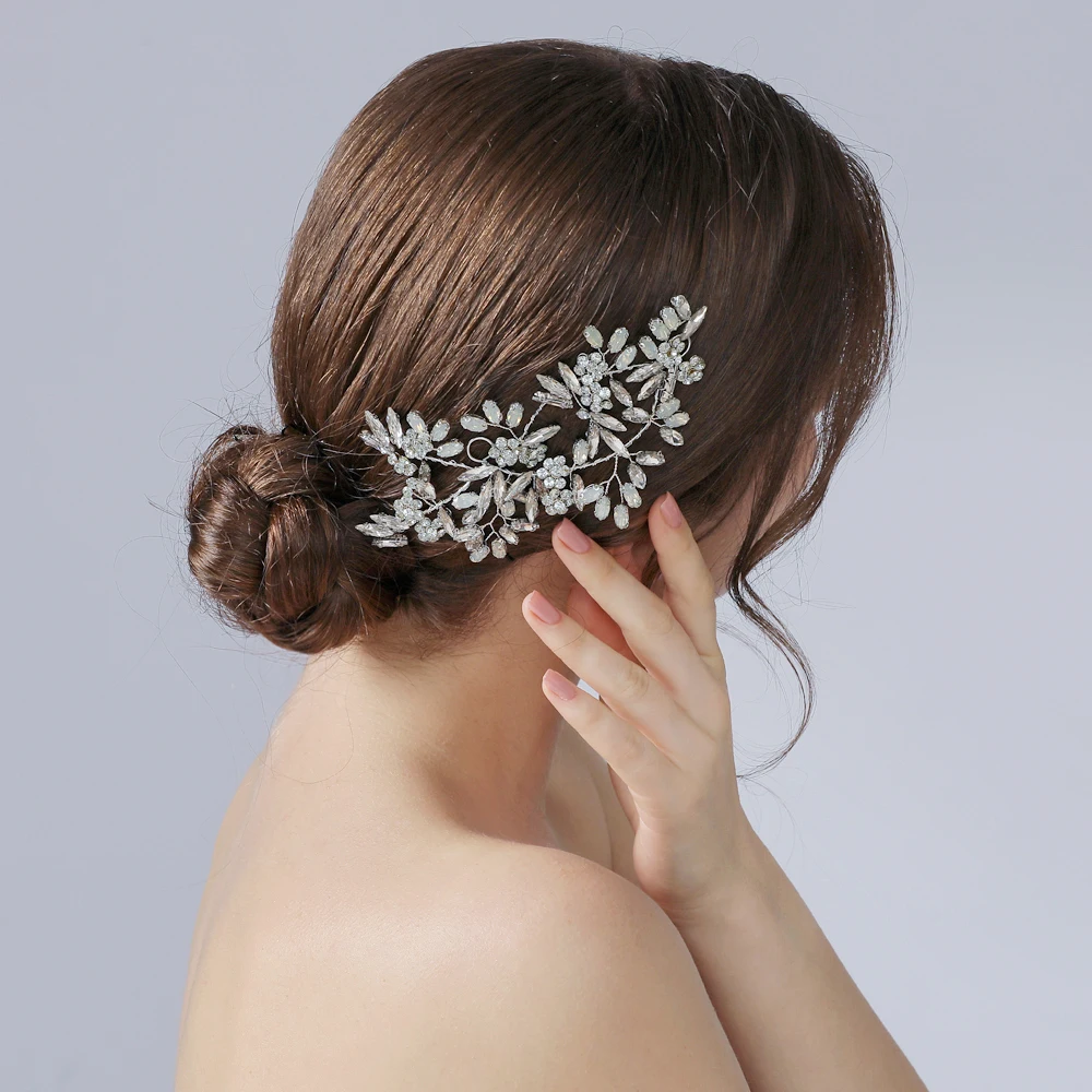 

TRiXY H78 Luxury Bridal Tiara Crystal Wedding Hair wear Bridal Wedding Hair Accessories Wedding Hair Jewelry Bridal Hairband