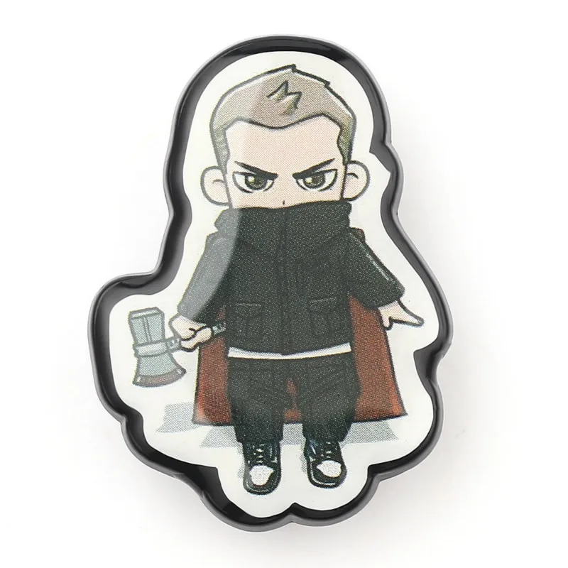 Мультфильм Мстители Броши с персонажами для женщин милый Raytheon Железный человек