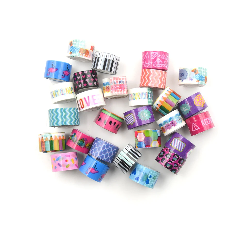 

1 Roll Colorful Cartoon Adhesive Pvc Washi Tape Children DIY Diary Decoration Masking Tape Stationery