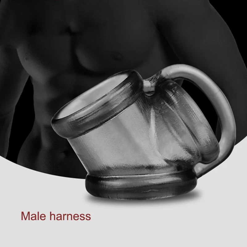 Для мужчин три замка эластичный мошонки привязки кольцо для пениса Силиконовое