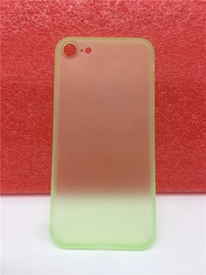 Cyan Ультратонкий матовый прозрачный чехол для телефона s для iPhone 6 6S 7 8 Plus XR X XS 11 Pro Max чехол Роскошный 0,3 мм чехол для телефона - Цвет: Cyan