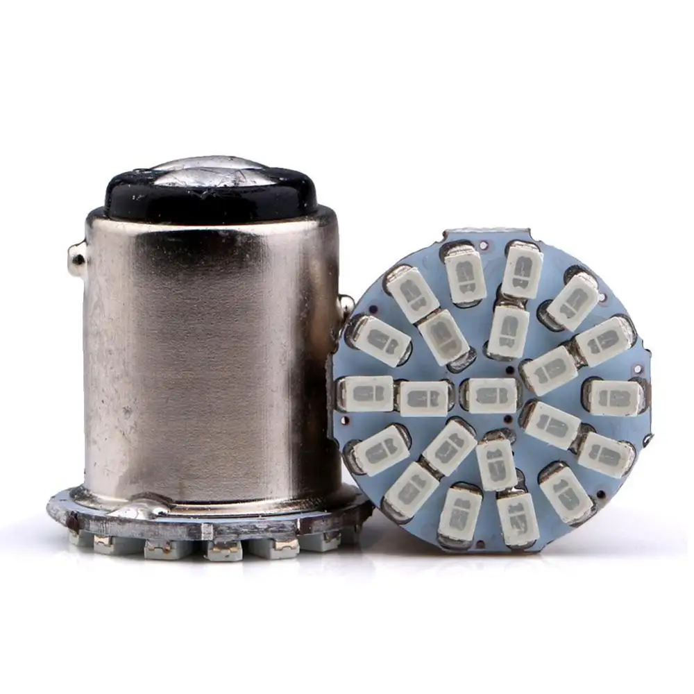 2 шт. автомобисветильник светодиодные сигнальные лампы 1157 BAY15D 22 SMD 12 В|Сигнальная