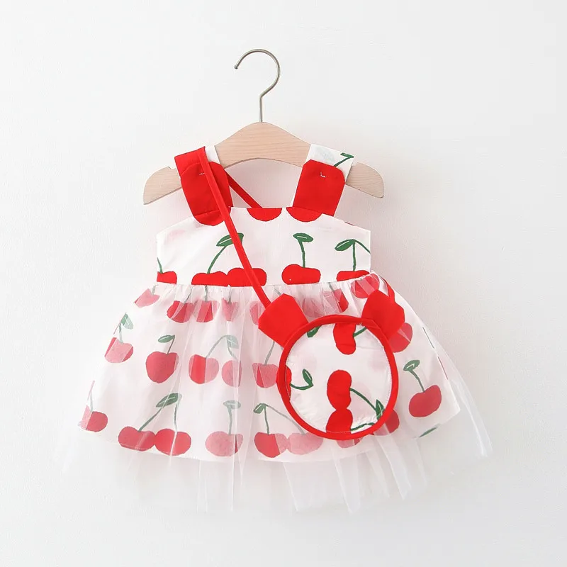 

Детское платье с мультяшным принтом, милое летнее новое платье для маленьких девочек, платье принцессы, платье на день рождения, одежда для ...