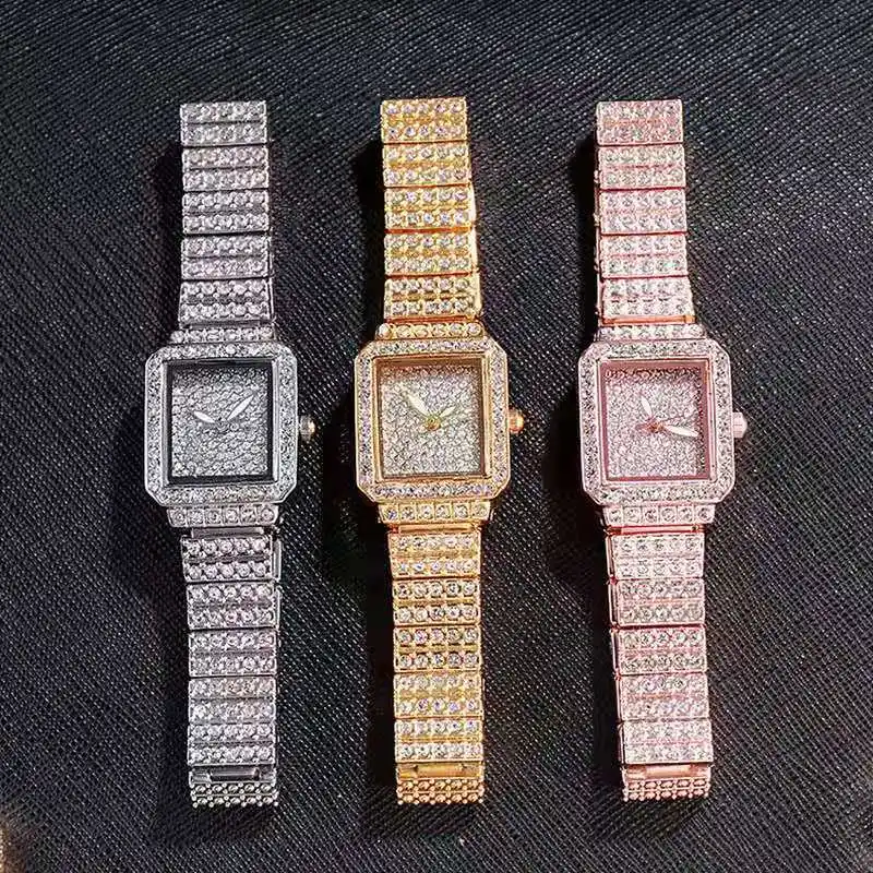 Модные женские часы с бриллиантами Женские класса Люкс Брендовая женская обувь