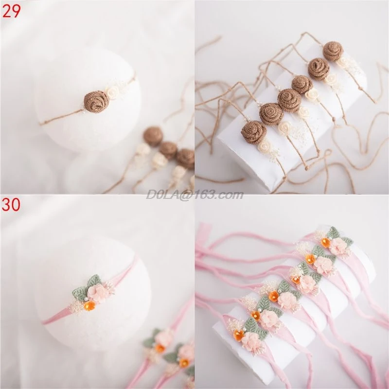 Детская повязка на голову с цветами для девочек реквизит фотосессии