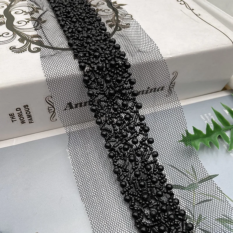 190 см/шт. ручной работы жемчужные бусины тесьма кружевная лента свадебное платье