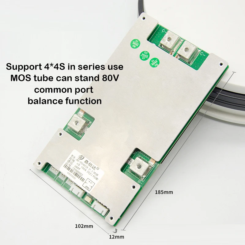 JBD Смарт BMS 4S 12V 60A 80A 100A 120A 150A Li-Ion LifePo4 литий Батарея Защитная панель для баланса