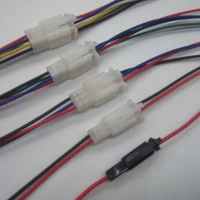all new 2 8 mm connector kit with wire male and female socket plug for motor vehicles