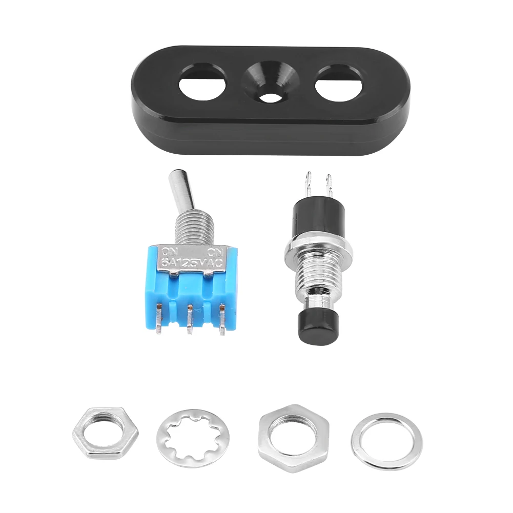 

Motorcycle Handlebar Grip Switch Handle Handlebar Grip Horn Switch Aluminum Alloy Universal Car String New