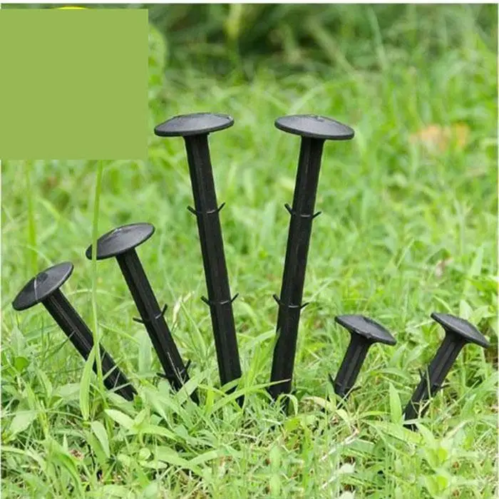 Пластиковые садовые колышки якоря пластиковый пейзаж как шипы