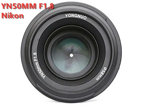 Объектив YONGNUO YN50mm F1.8 II стандартный основной объектив с большой апертурой и