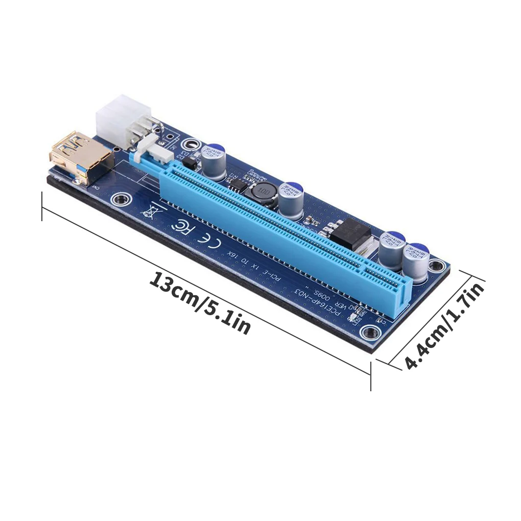 

Плата расширения PCI-E USB 3 0, плата расширения PCI-E, GPU 1x до 16x, плата адаптера с 6-контактным интерфейсом, светодиодный ных индикатора