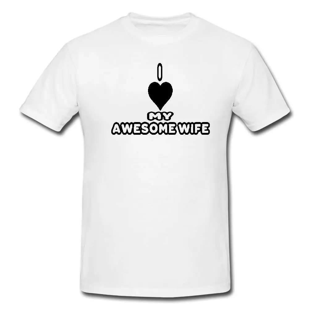 Потрясающая Жена Забавная девушка валентинки подарок бойфренду любовь футболка