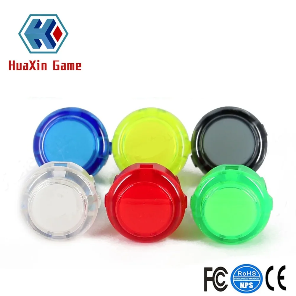 

6 шт. оригинальный 30 мм прозрачный кнопочный переключатель SANWA OBSC стиль для аркадных игр джойстик PS2 PS3 Xbox 360 Mame Jamma Raspberry pi