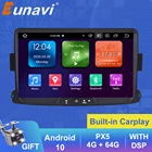 Автомагнитола Eunavi, 2 din, Android, мультимедийный плеер для Dacia Sandero Duster Renault Captur Lada Xray 2 Logan 2, навигация GPS, авто