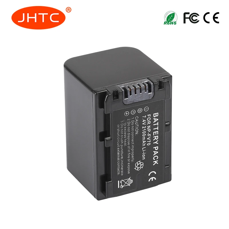 NP FV70 Камера Батарея для Sony FV50 FV30 HDR CX230 CX150E CX170 CX300 Z1 мА/ч. аккумулятор NPFV70 2100 мА/ч
