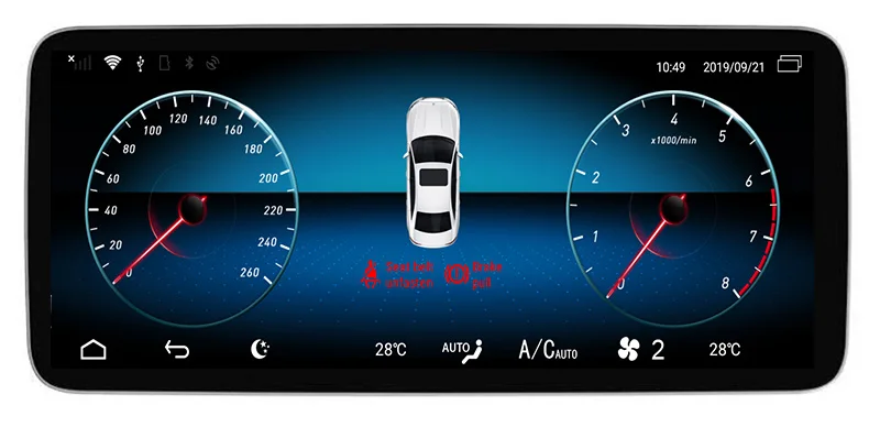 Мультимедийный плеер 8 ядер Android 9 0 4 Гб + 32 ГБ дисплей для Benz E Class W212 седан 2010 2016