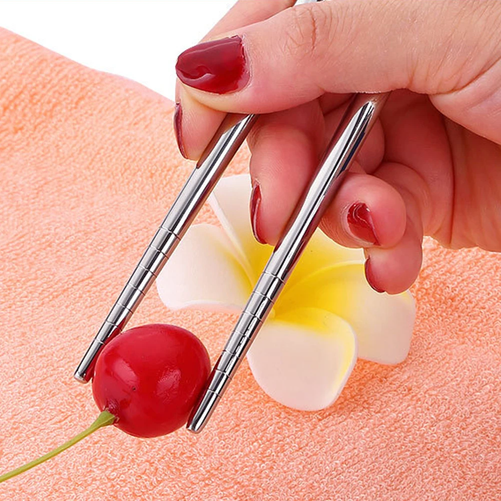 Силиконовое кольцо из нержавеющей стали для детей начинающих палочки еды с