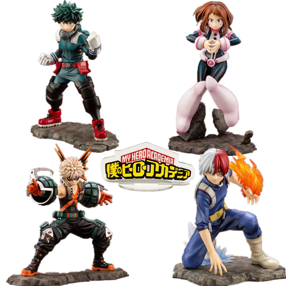 Моя геройская академия Izuku Todoroki Shoto URARAKA Bakugou ARTFXJ аниме фигурки героев из