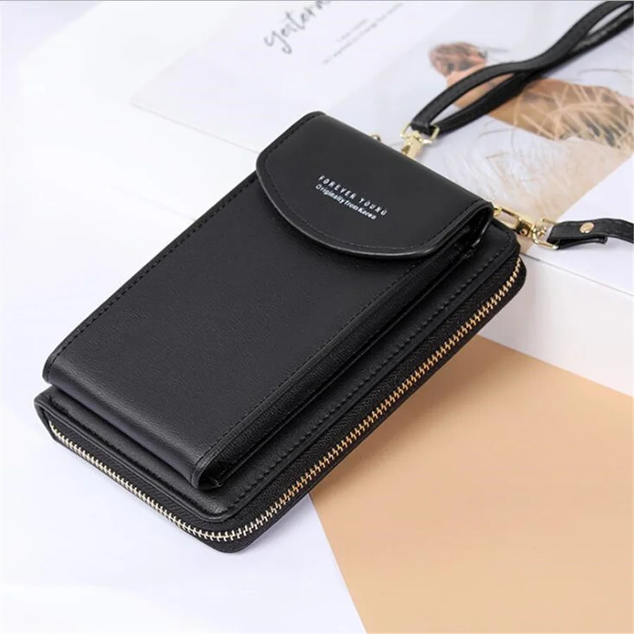 

Women Messenger Bag With Large Capacity Mobile Pocket Female Handbag Shoulder Diagonal Cross Body Bag +6 Card Holders