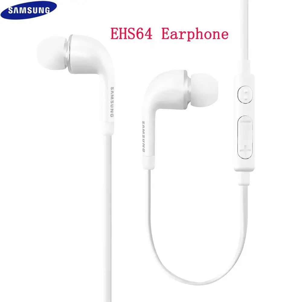 Оригинальные наушники EHS64 Samsung с микрофоном проводные для Galaxy S8 и Edge 3 5 мм