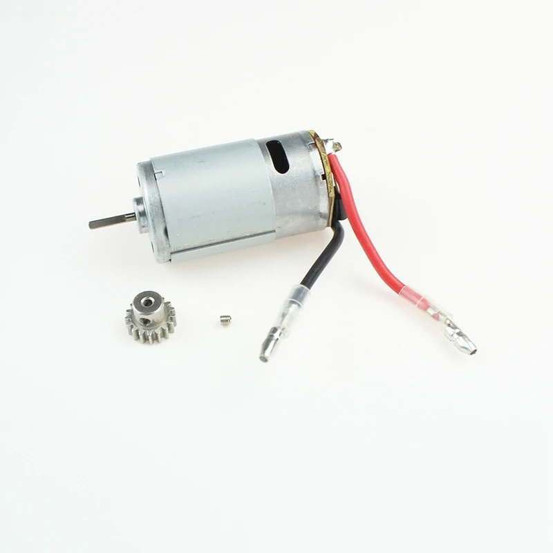 

390 Motor with Motor Mount Heatsink Metal Gear Upgrade Parts for Wltoys A949 A959 A969 A979 K929 1/18 RC Car