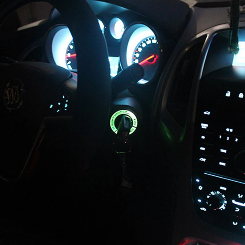 Светящееся кольцо зажигания из алюминиевого сплава крышка переключателя