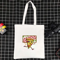 big tote bag foldable handbag reusable shoulder bags for shopping and outing eco friendly handbags cute monster beach bag