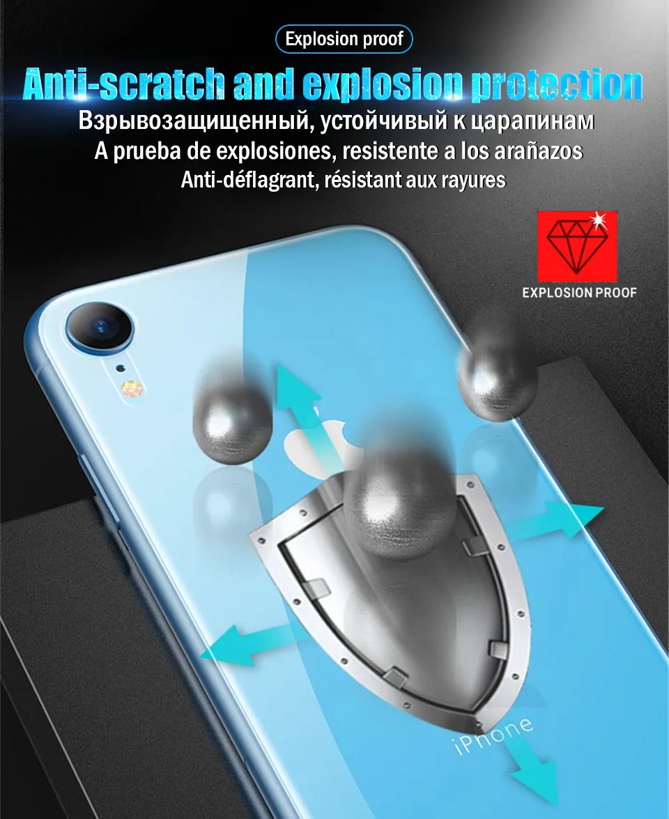 Изогнутая Гидрогелевая пленка с полным покрытием для iPhone 11 pro XR X XS MAX защитная