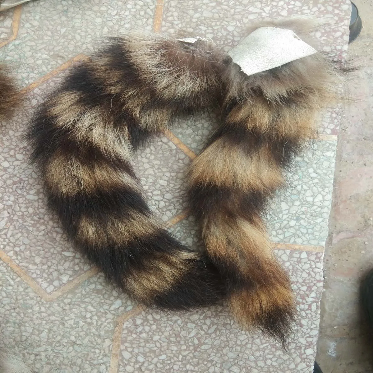 1 шт. хвост енота ремесла для поделок в режиме реального США мех хвосты игрушечная