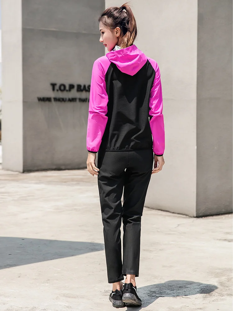 Костюм сауна Wonmen для похудения костюм тренировок куртка с капюшоном и брюки